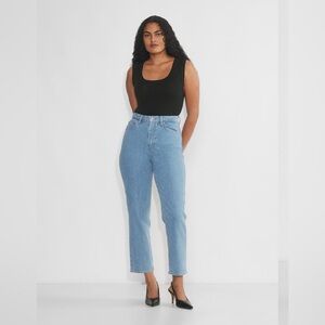 Aritzia Denim Forum Rowan Curve-fit Super Hi Straight Ankle Jean 121793 size 31